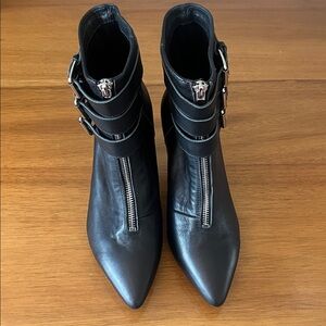 Raye Thierry Bootie In Black Leather